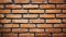 Orange worm brick wall texture grunge background.Â  Vintage effect.